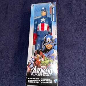 Marvel Avengers Assemble Titan Hero Series Captain America Action Figure NIB
